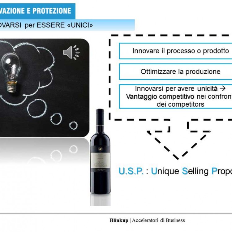 INNOVAZIONE E PROTEZIONE INNOVARSI per ESSERE «UNICI»