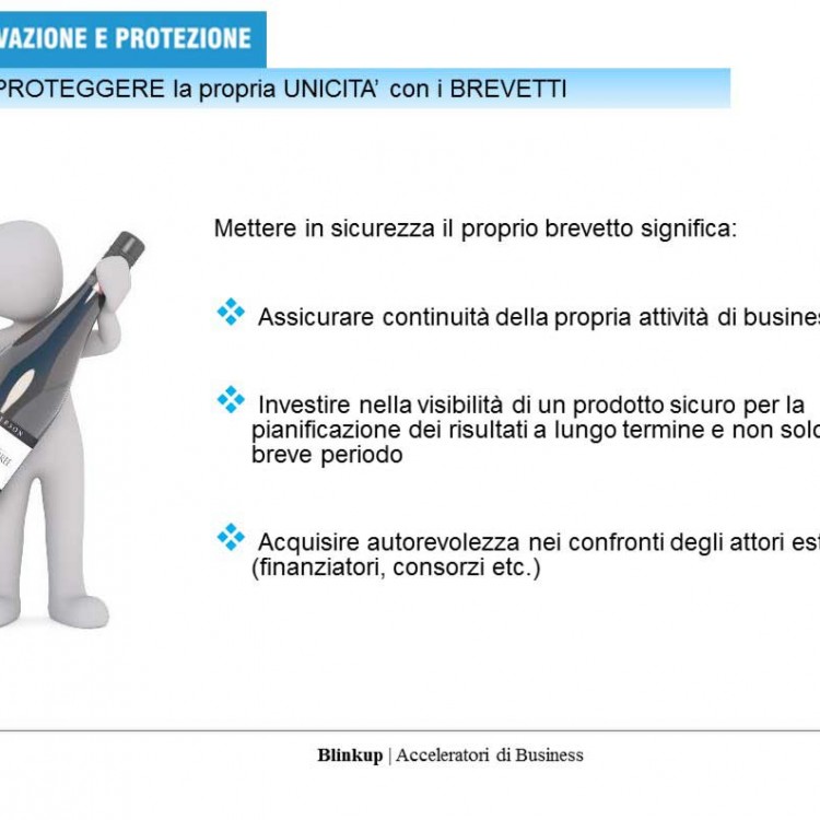 INNOVAZIONE E PROTEZIONE per PROTEGGERE la propria UNICITA’ 