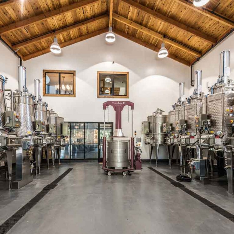 NUOVA SALA DI VINIFICAZIONE PER UVE ROSSE 