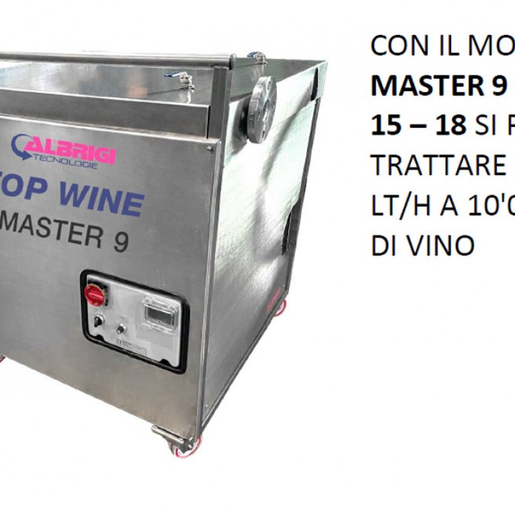 Trattamento del vino con la Tecnologia "Top Winer" - PEF