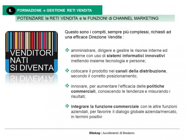 Formazione e gestione reti vendita